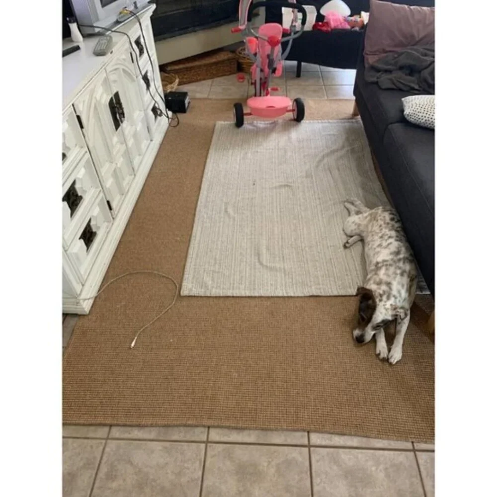 New 6x9 Washable Area Rug, Non-Slip Braided Cotton Carpet for Home & Room Decor